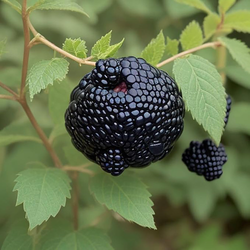 Semillas de mora de primera calidad: cultive bayas jugosas y sabrosas en casa: arbusto gigante perenne de gran tamaño para exteriores