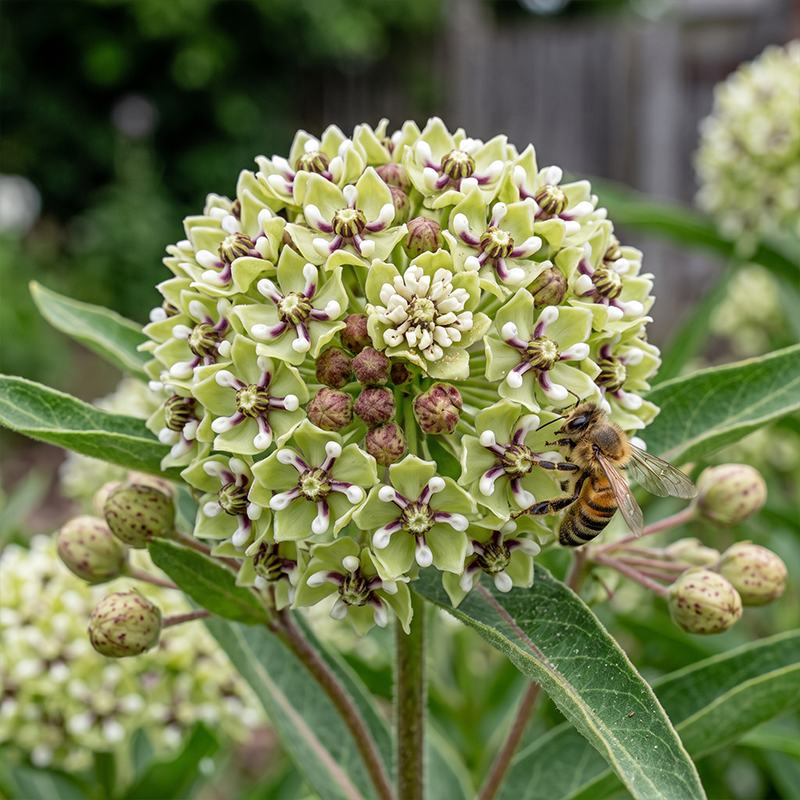 Green Milkweed Seeds Perennial Bushy Bicolor for Pollinator Gardens