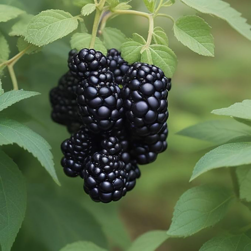 Semillas de mora de primera calidad: cultive bayas jugosas y sabrosas en casa: arbusto gigante perenne de gran tamaño para exteriores