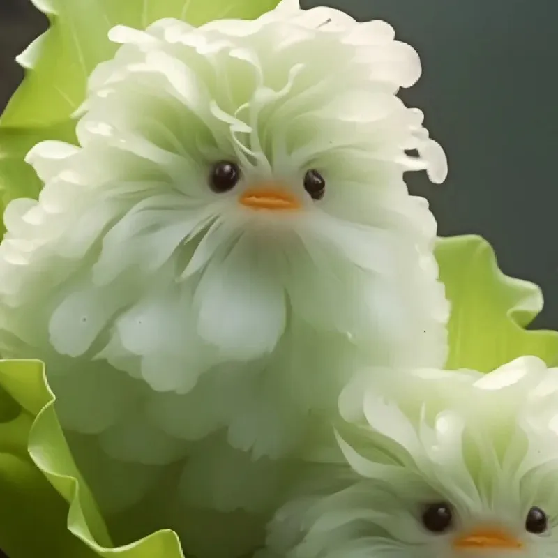 Cat's eye Dazzle-Duck White Seeds