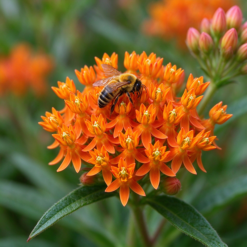 Butterfly Milkweed Seeds Perennial Bushy Single for Pollinator Gardens