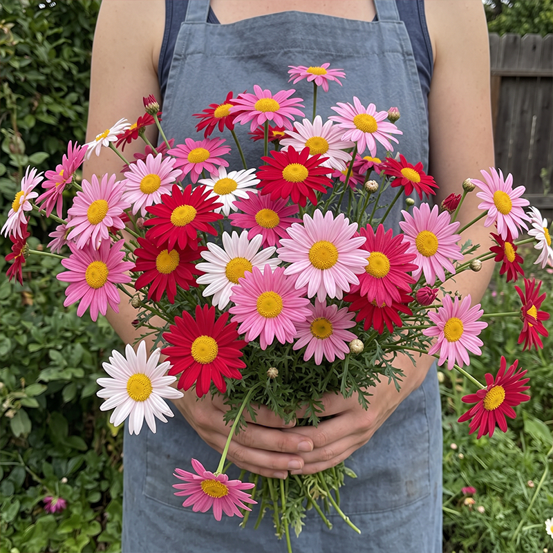 Robinsons Giant Mix Daisy Seeds Perennial Bushy Mixed for Wildflower Gardens