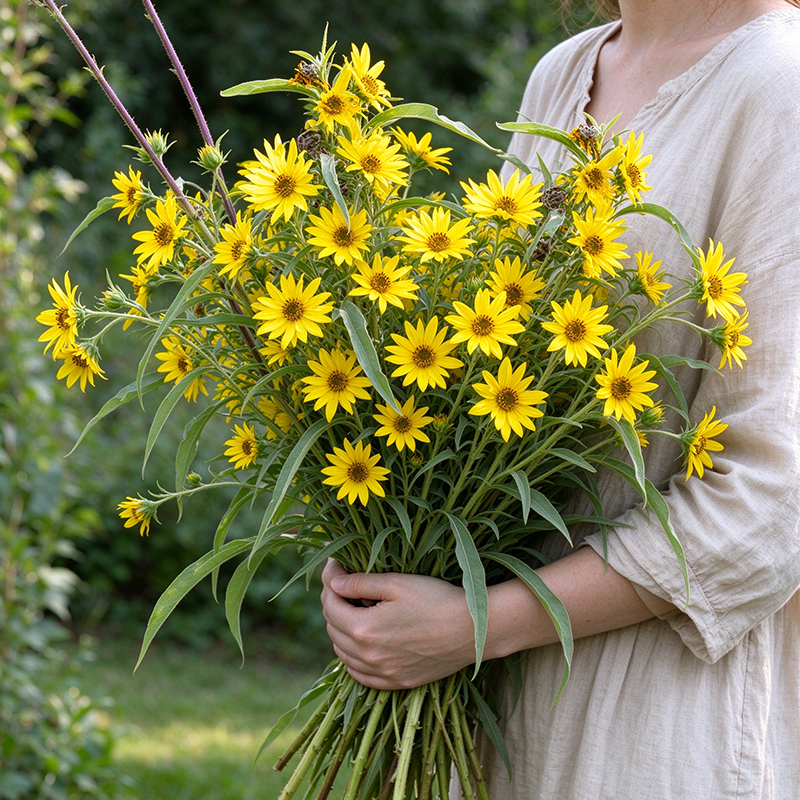 Maximilian Sunflower Seeds Annual Tall Yellow for Pollinators