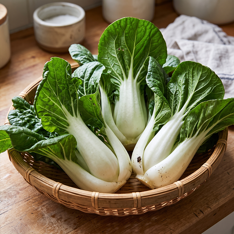 Toy Choi Hybrid Pak Choi Chinese Cabbage Seeds Biennial Compact Hybrid for Culinary