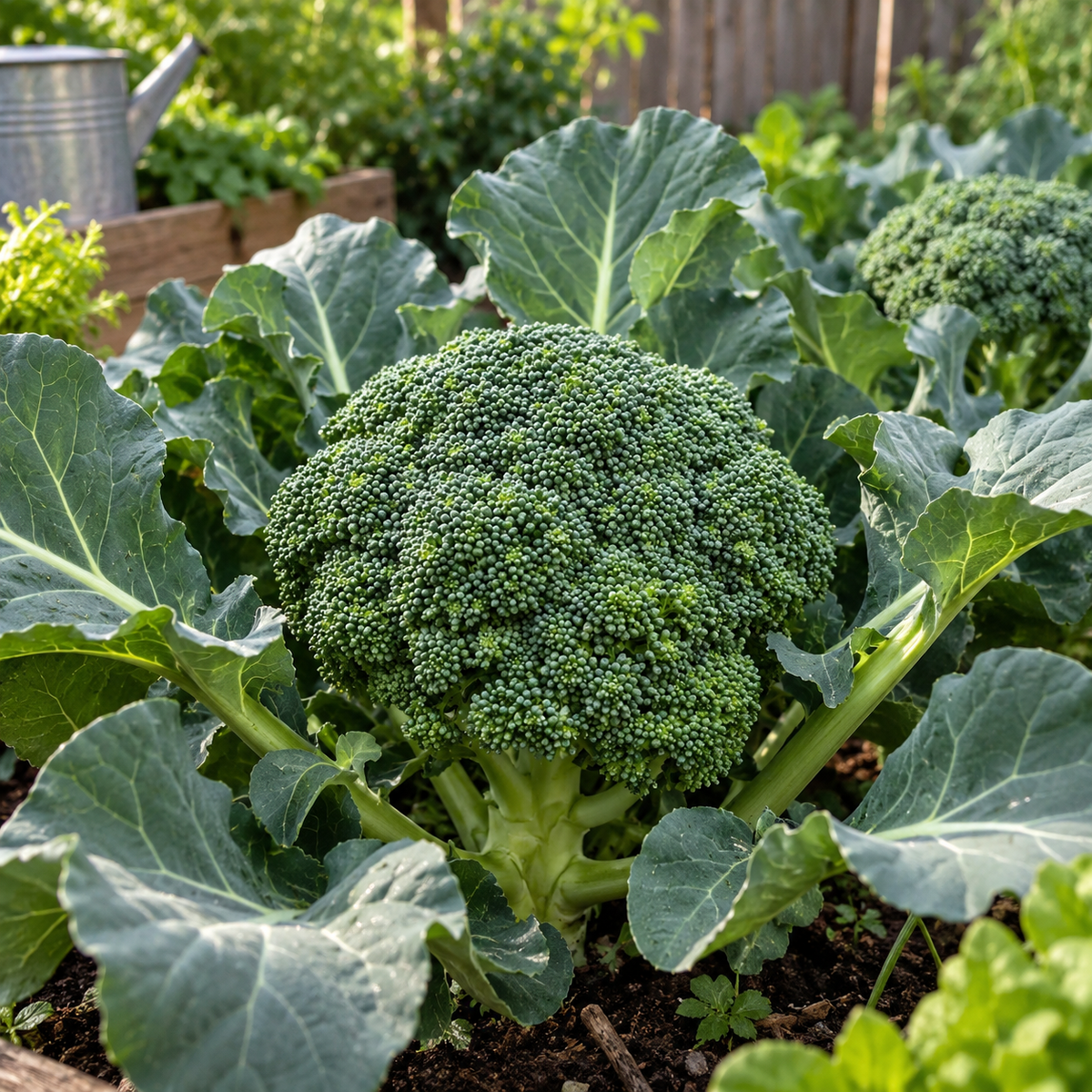 Heirloom Standard Broccoli Seeds Standard Upright Large Tight Green Heads