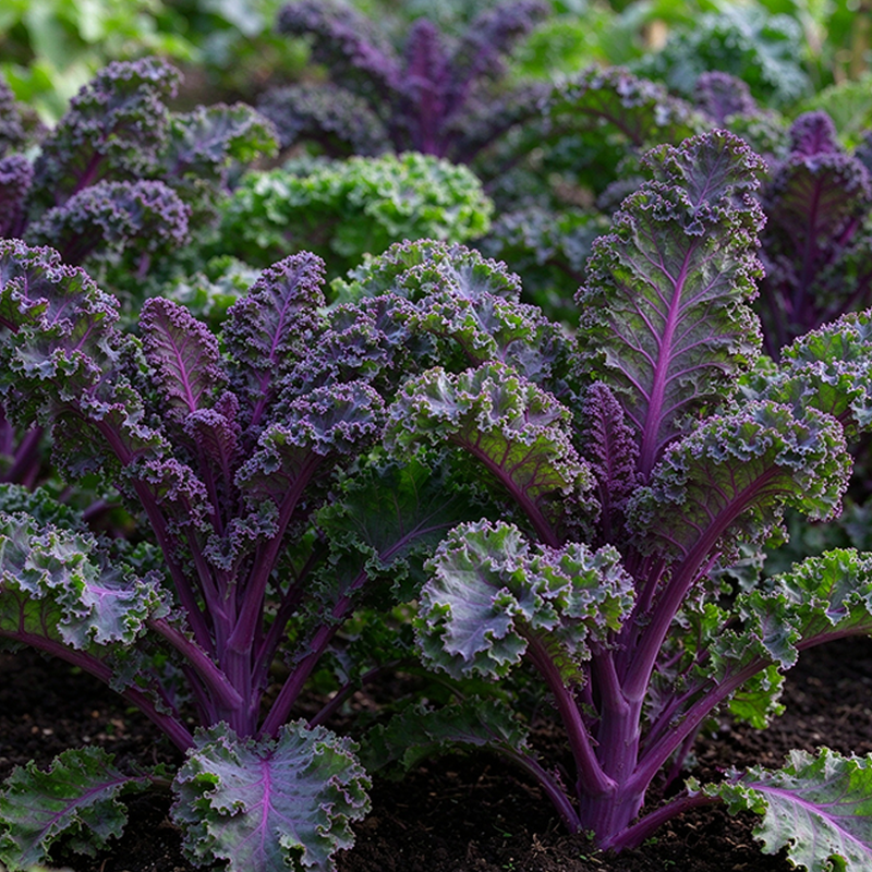 Mizuna roja Cultiva tus propias hojas de mostaza en interiores o exteriores, en contenedores o en el jardín