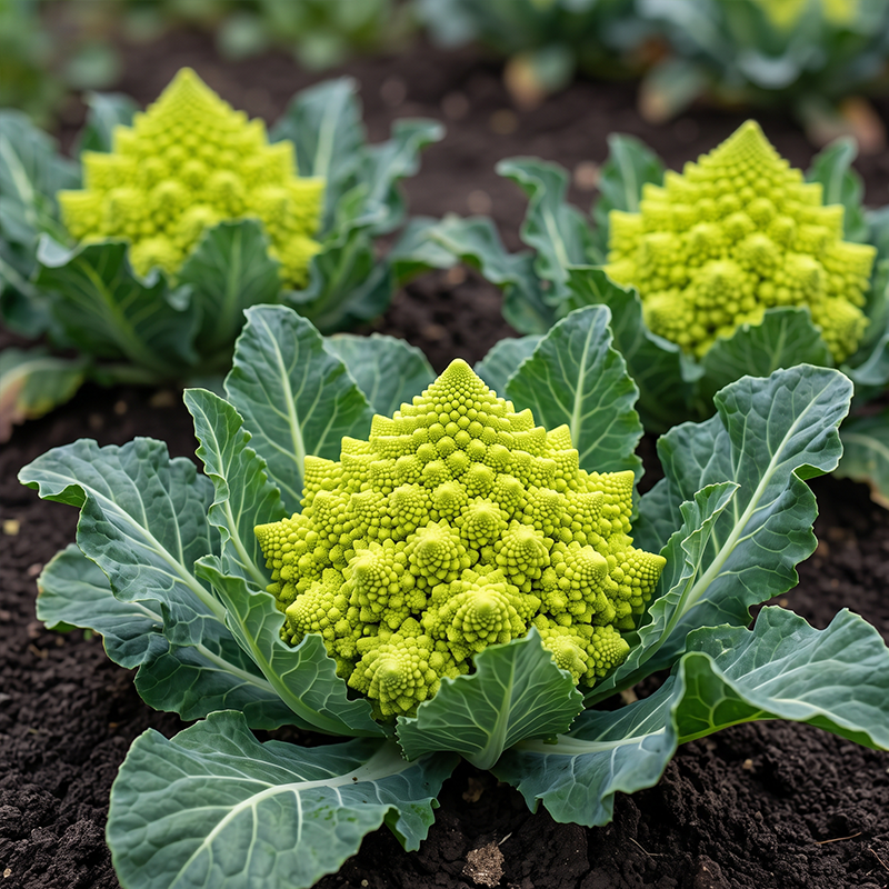 Roman Pagoda Cauliflower Seeds Annual Tall Green for Culinary