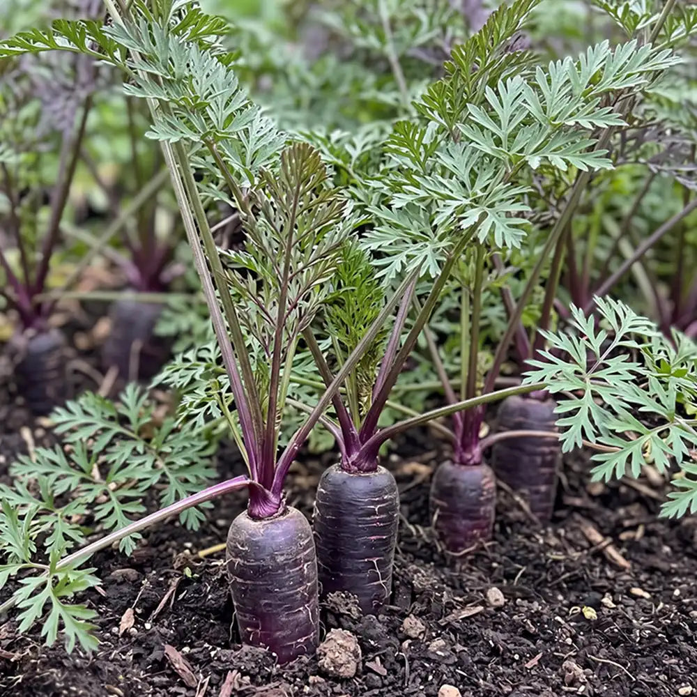 Royal Purple Carrot Seeds Biennial Compact Purple for Culinary