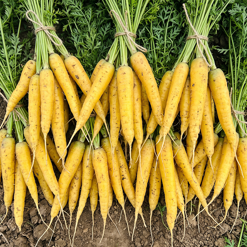 Solar Yellow Carrot Seeds Biennial Compact Yellow for Culinary
