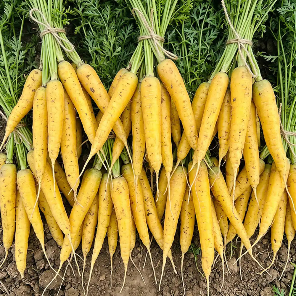 Solar Yellow Carrot Seeds Biennial Compact Yellow for Culinary