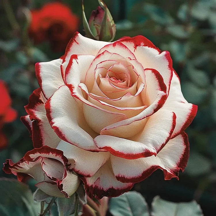 Rare Blue Moon Rose & Multi-Colored Petal Lace Rose Seeds