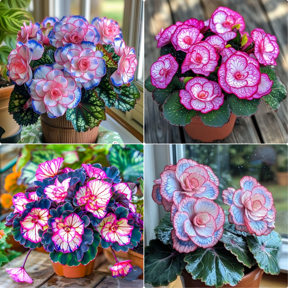 Begonia Rex 'Pink Neon' Seeds