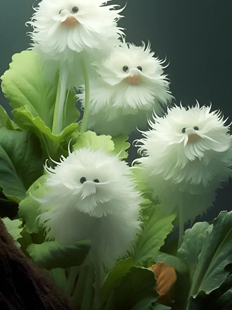 Cat's eye Dazzle-Duck White Seeds