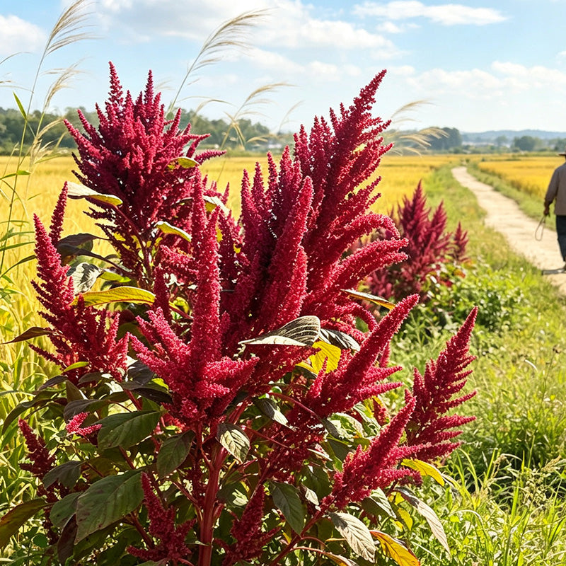 Red Plumed Amaranth (Amaranthus cruentus) Seeds