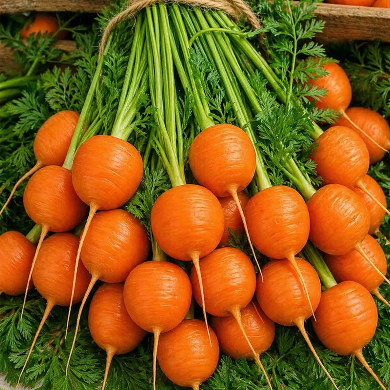 Heirloom Parisian Round Carrot Seeds