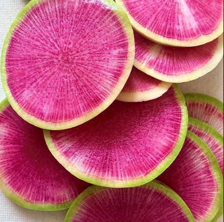 False-Watermelon Radish Seeds Annual Compact Purple for Salads