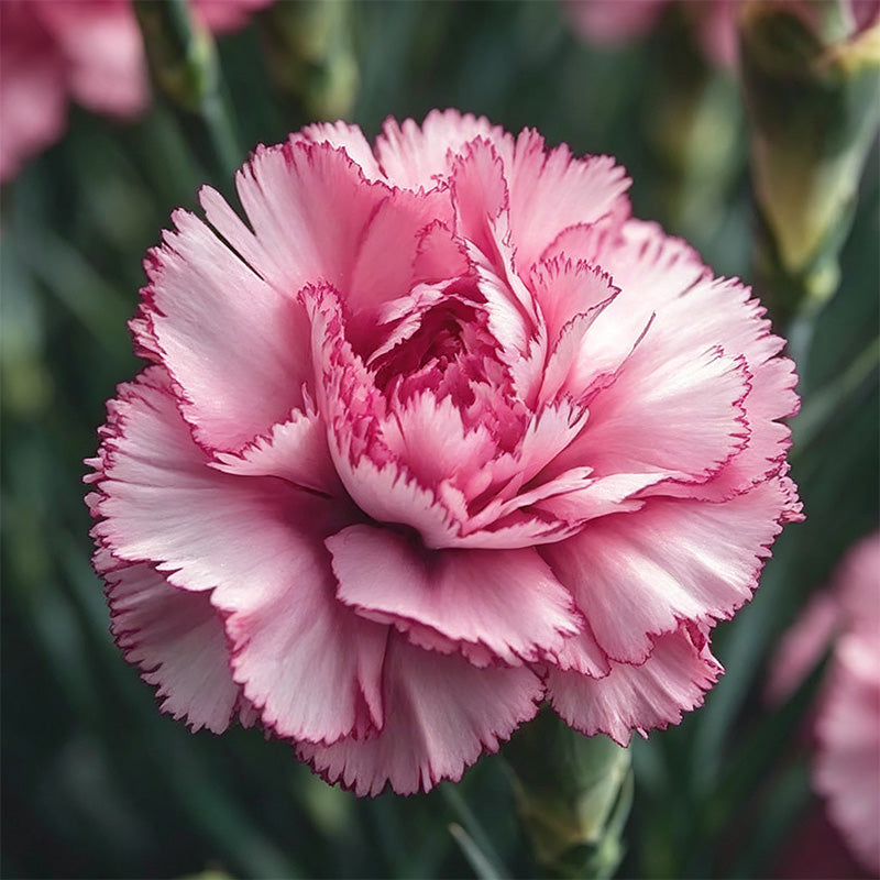 Blush Pink Magenta-Edged Carnation Seeds