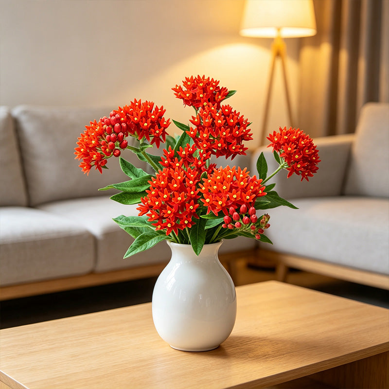 Red Tropical Milkweed (Asclepias curassavica) Seeds