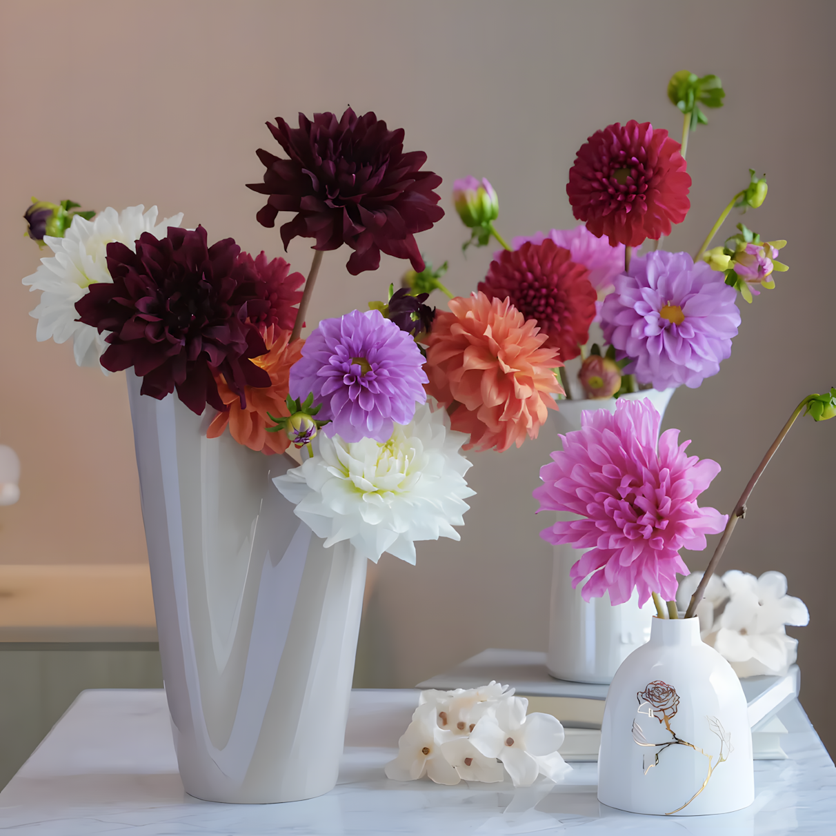 Dahlia Double Blend Rainbow Seeds