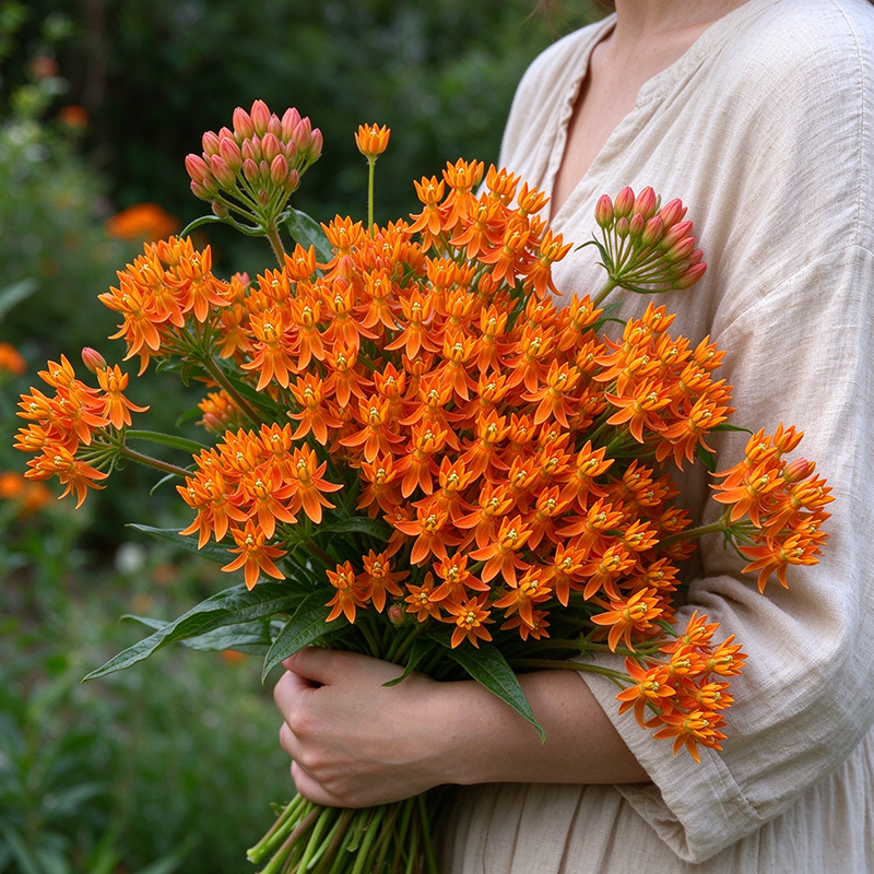 Butterfly Milkweed Seeds Perennial Bushy Single for Pollinator Gardens