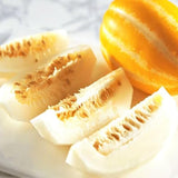 Semillas de melón coreano Chamoe Amarillo Blanco Melón oriental japonés Ginkaku Makuwa Fruta asiática de jardín