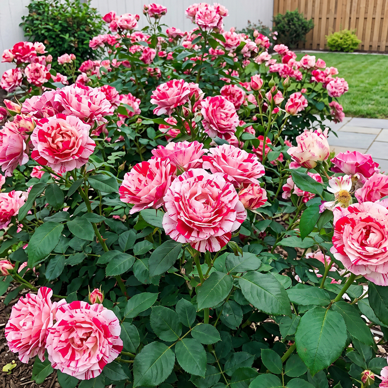 Dark Red White Rose Rose Seeds Annual Tall Bicolor for Cut Flowers