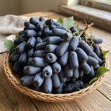 Rare Black Finger Grape Seeds Annual Climbing Purple for Fresh Eating