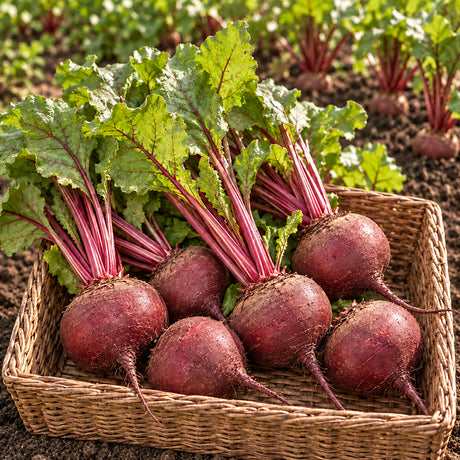 Detroit Dark Red Medium Top Beet Seeds Biennial Compact Red for Pickling