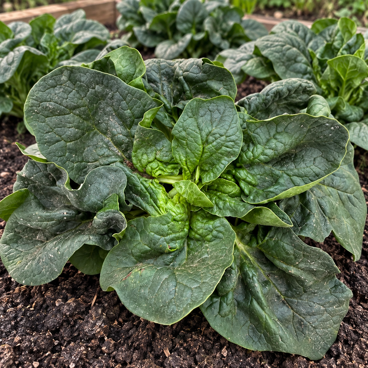 Deep Savoy Spinach Seeds Annual Compact Savoy for Culinary