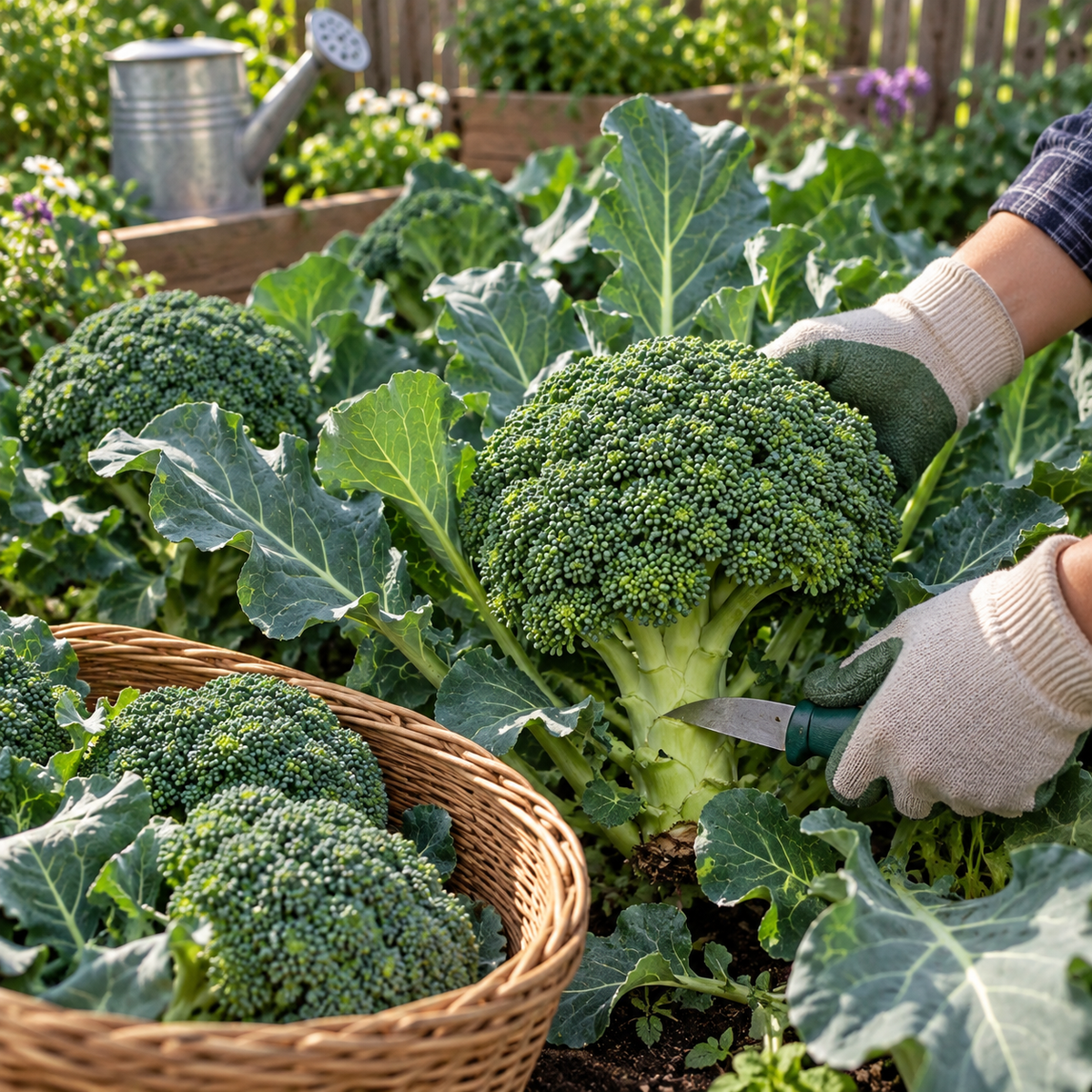 Heirloom Standard Broccoli Seeds Standard Upright Large Tight Green Heads