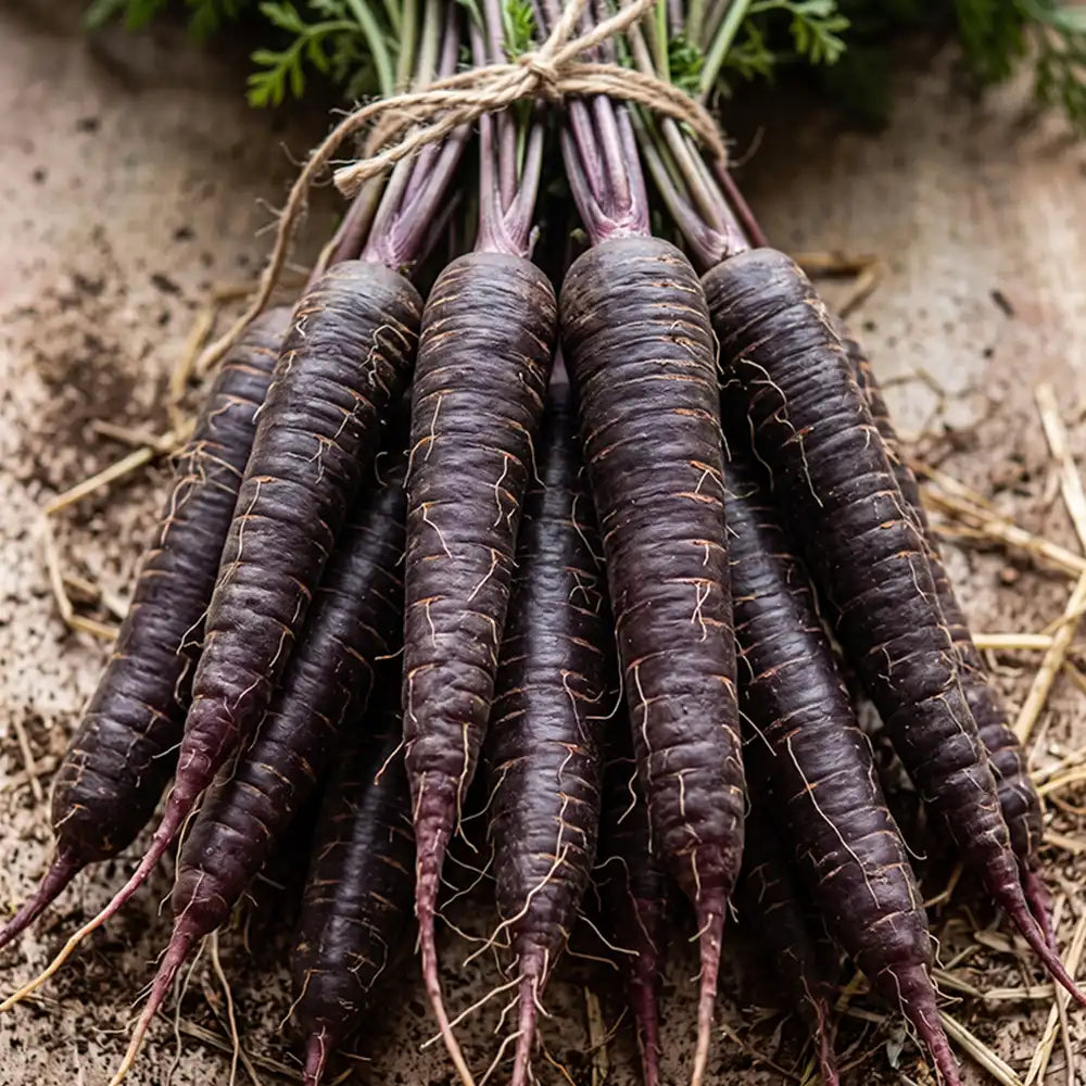 Royal Purple Carrot Seeds Biennial Compact Purple for Culinary