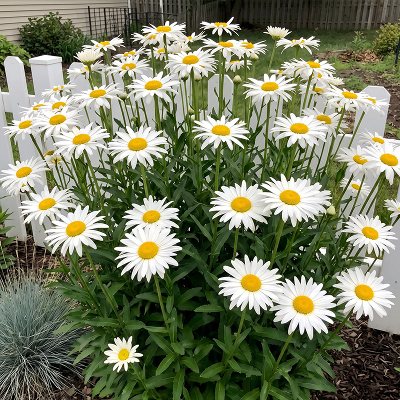 Silver Princess Daisy Seeds Perennial Compact Single for Cottage Gardens