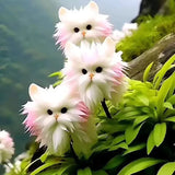 🔥Amazing Plants! 🌈🐱Cat's eye dazzle×Pink long ears cat