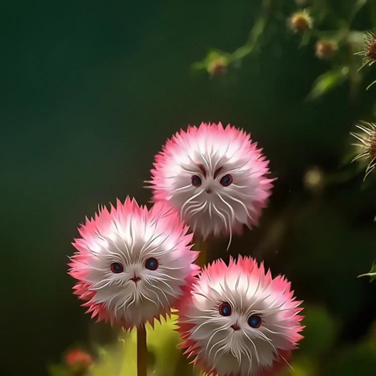 2025 New🔥Red Cat face flower Seeds