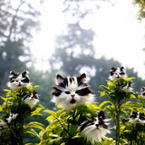 🐱🐱Cat's eye dazzle×Black long ears cat